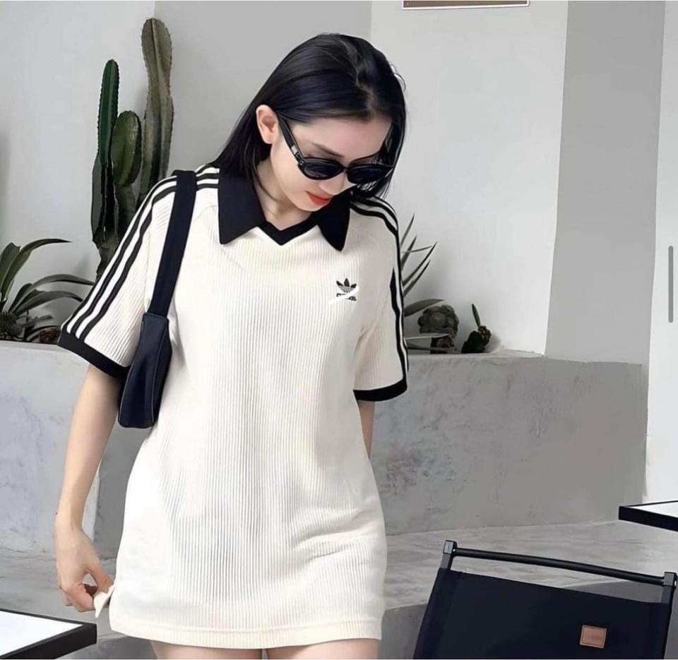 Áo Polo Das Trắng Viền Đen