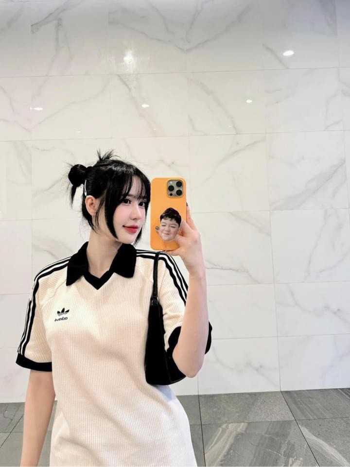 Áo Polo Das Trắng Viền Đen
