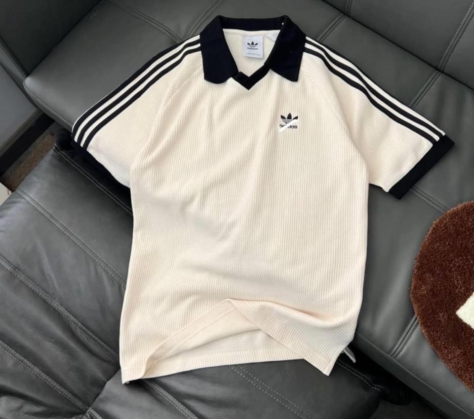 Áo Polo Das Trắng Viền Đen