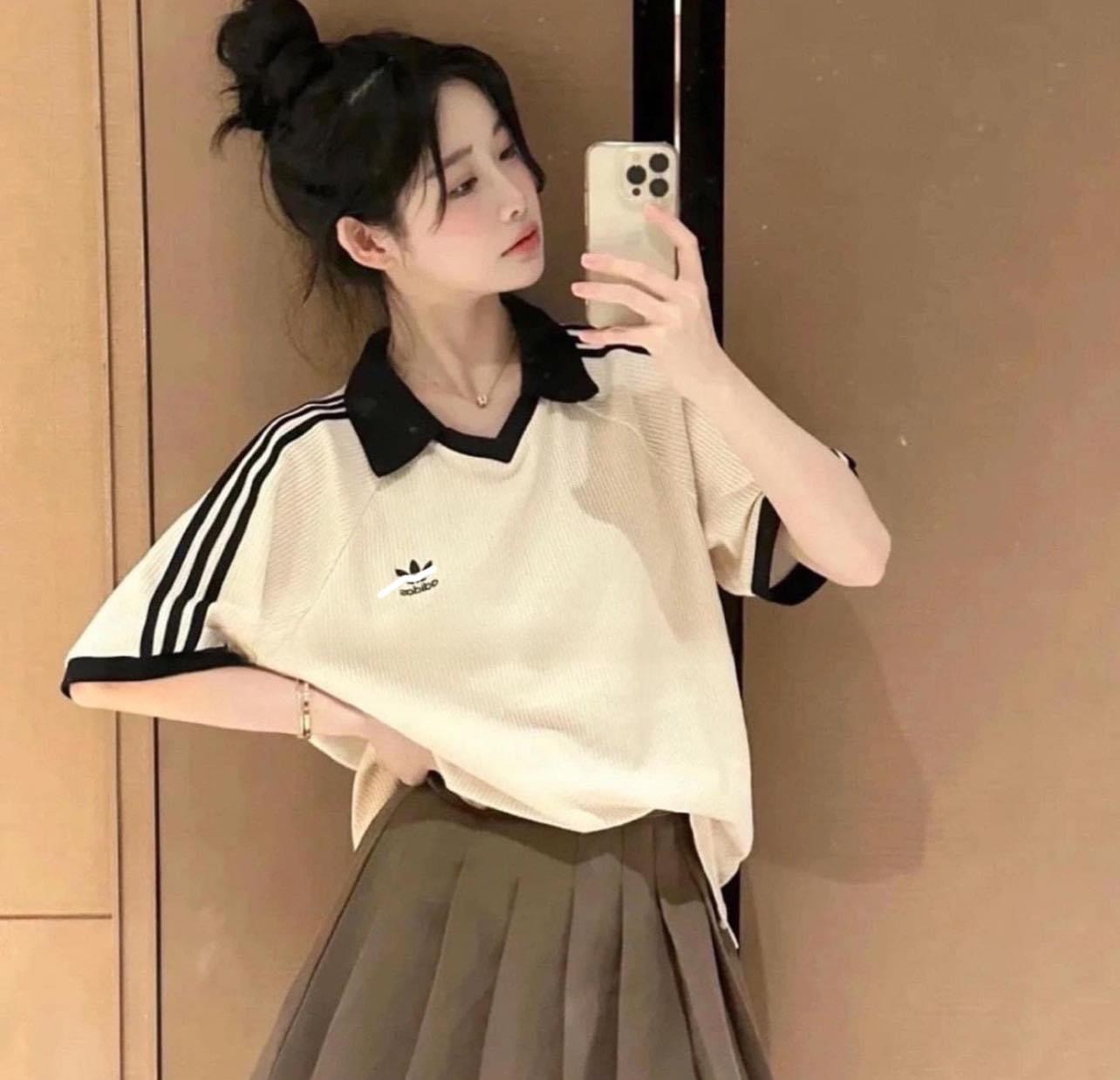 Áo Polo Das Trắng Viền Đen