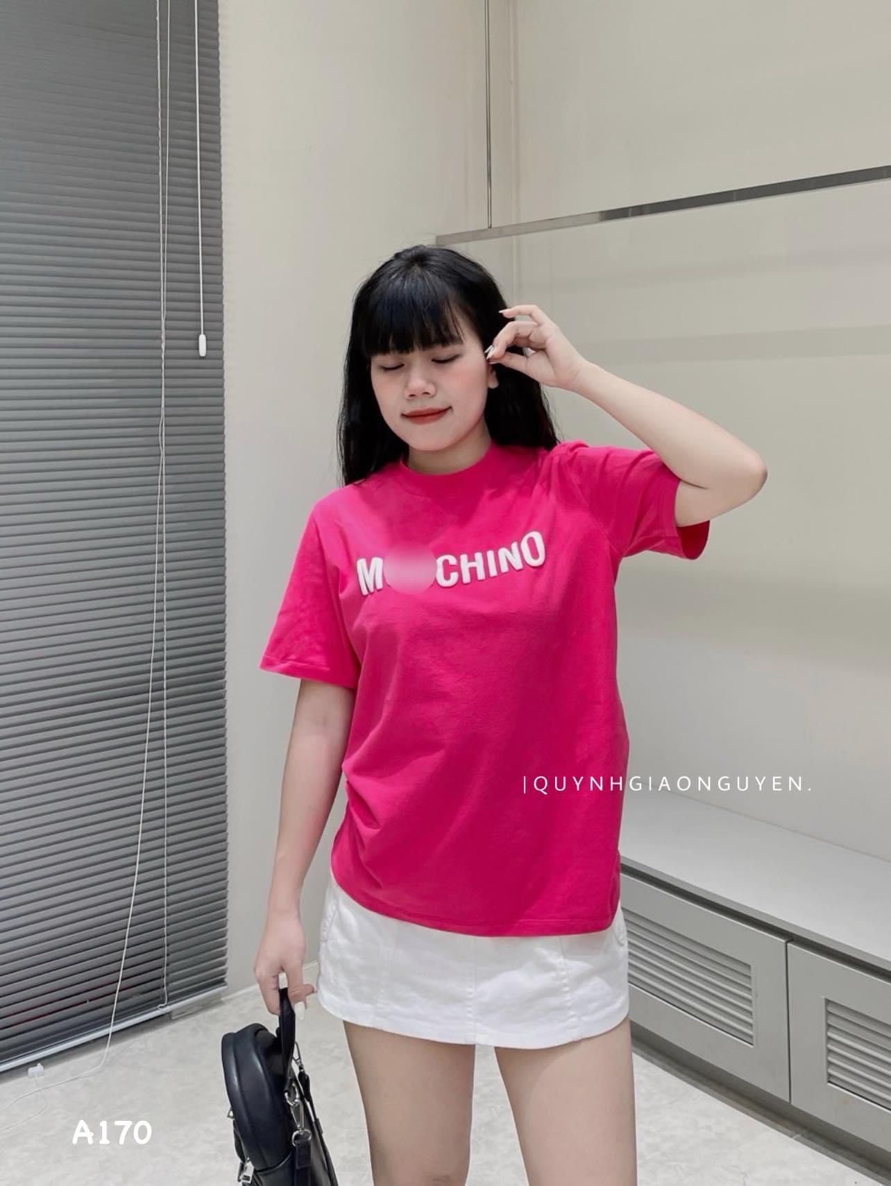 Áo Phông Hồng Moschino