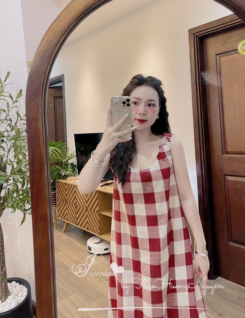 Váy Suông Kẻ Caro 2 Màu