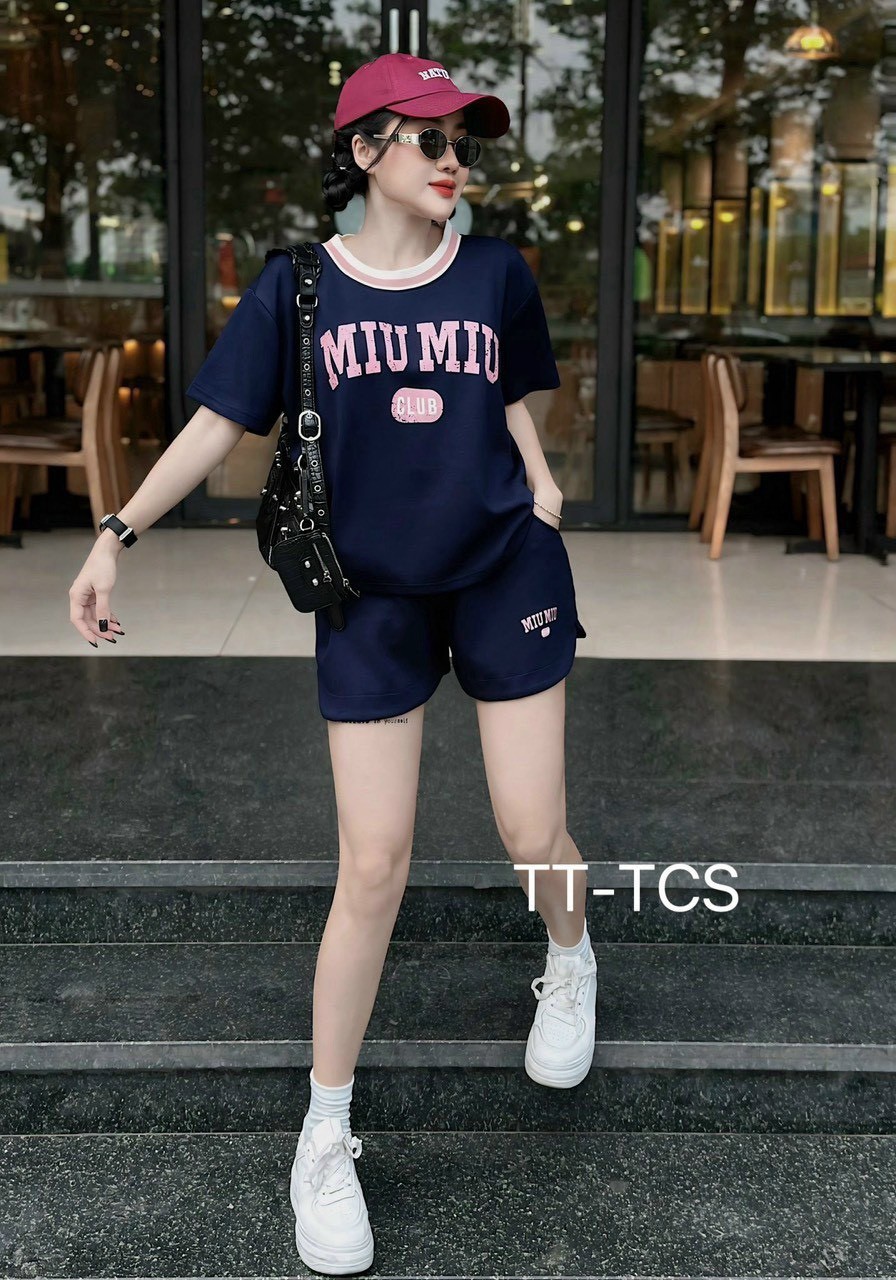 Bộ Cộc Xốp Miu Miu Phối Màu