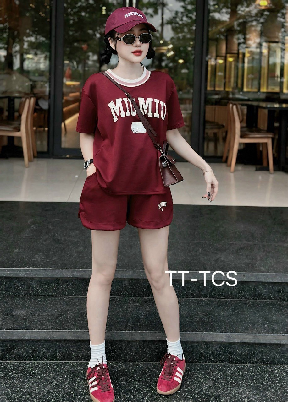 Bộ Cộc Xốp Miu Miu Phối Màu