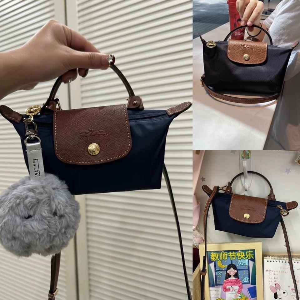 Túi Longchamp Tuồn Xanh Đen