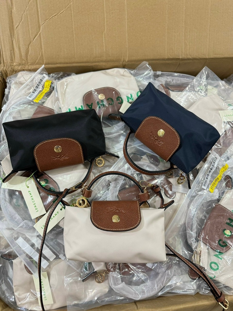 Túi Longchamp Tuồn Xanh Đen