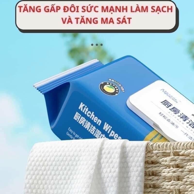 Combo 3 gói khăn ướt lau bếp đa năng