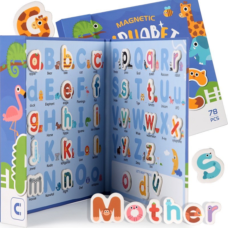 Bảng Nam Châm Animal Alphabet Letters