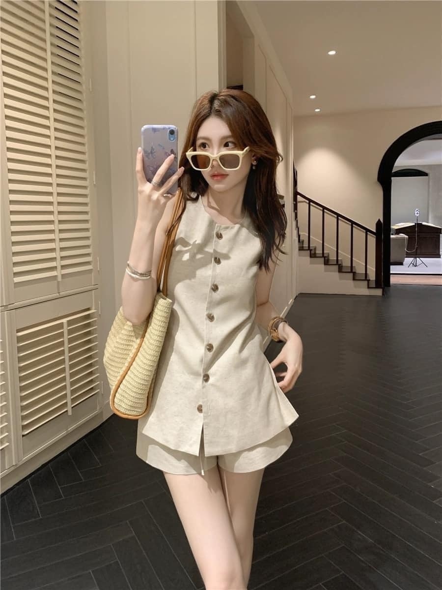 Bộ Cộc Be Cúc Gỗ Sát Nách
