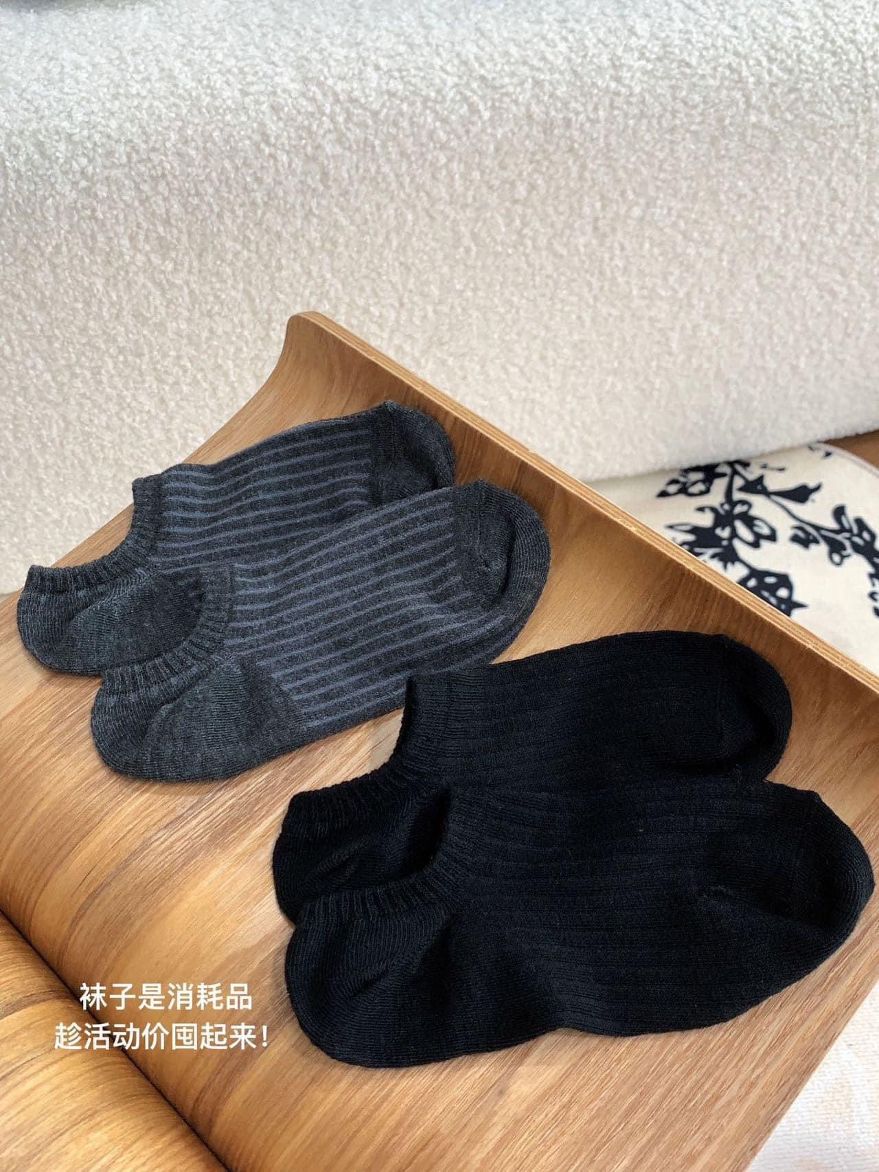 Sét 8 Đôi Tất Uni Gân Cổ Ngắn