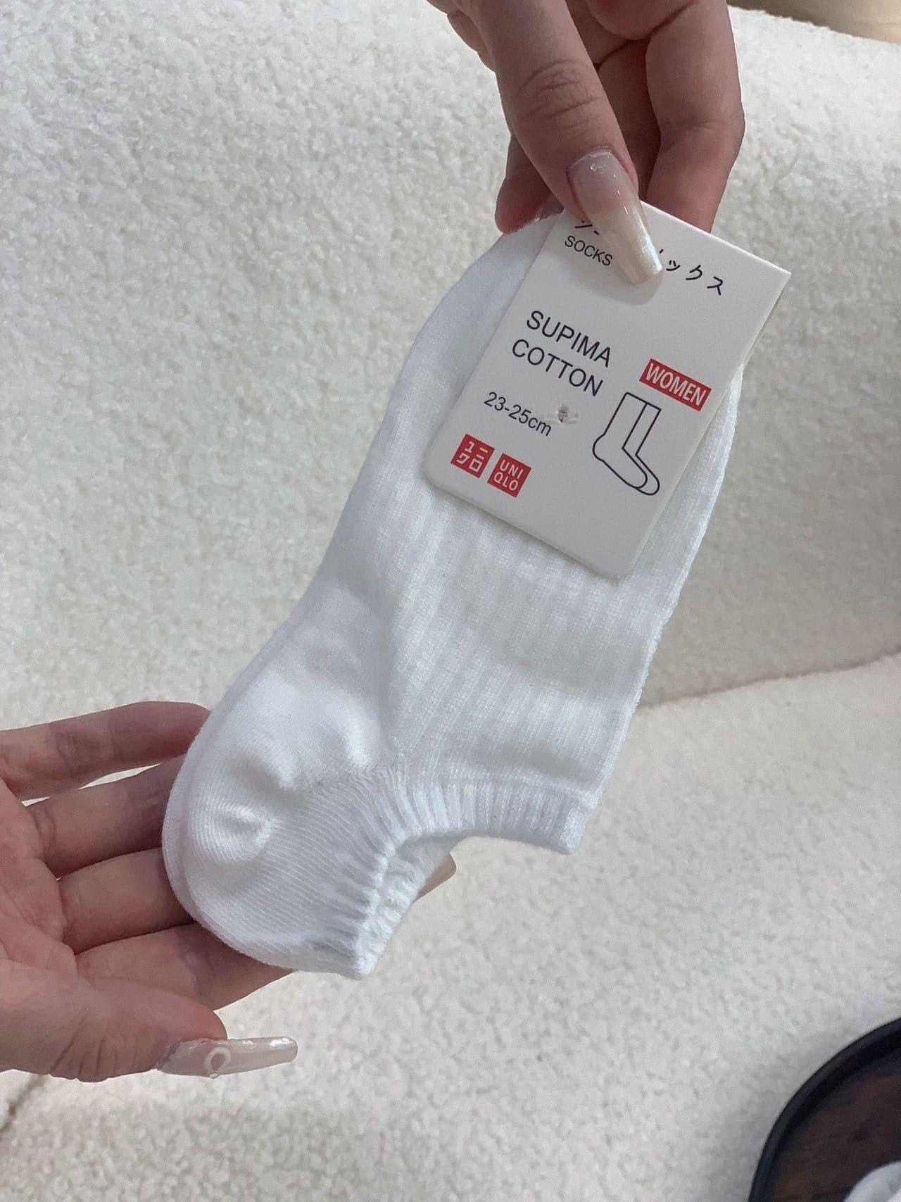 Sét 8 Đôi Tất Uni Gân Cổ Ngắn