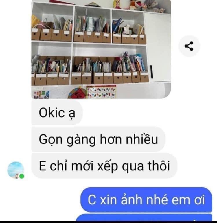 set 10 hộp đựng TL chia ngăn có kèm tem