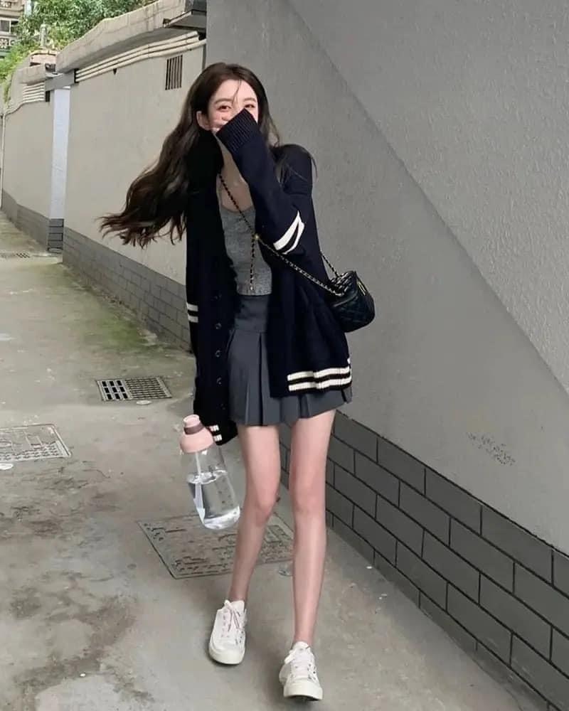 Áo Khoác Cardigan Len Cache