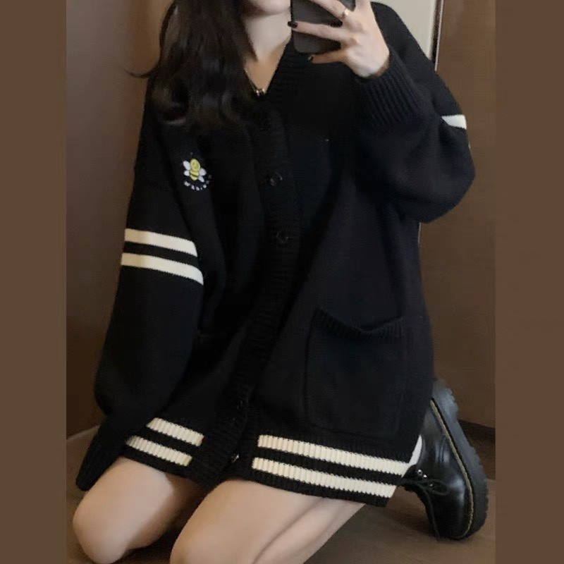 Áo Khoác Cardigan Len Cache