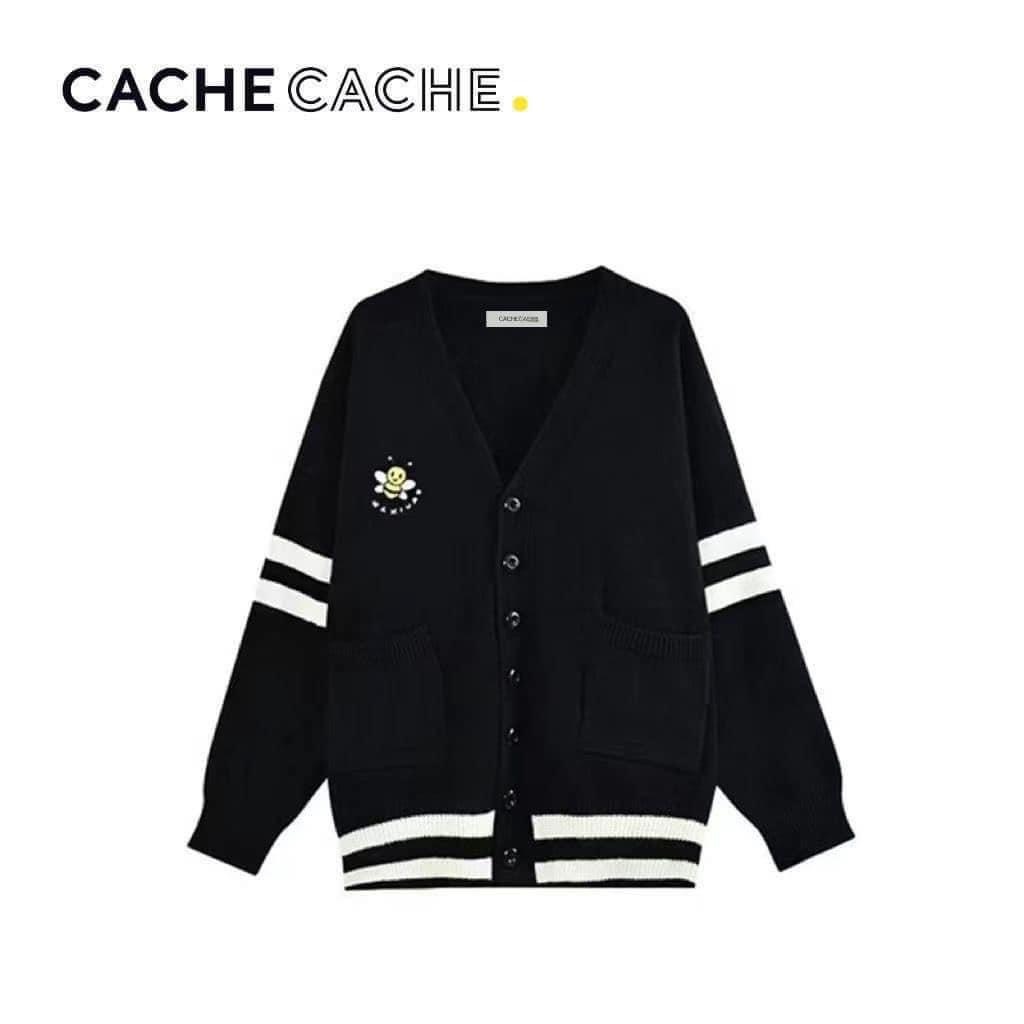 Áo Khoác Cardigan Len Cache