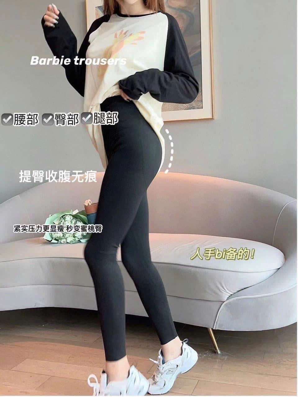 Quần legging định hình Super Model hộp hồng