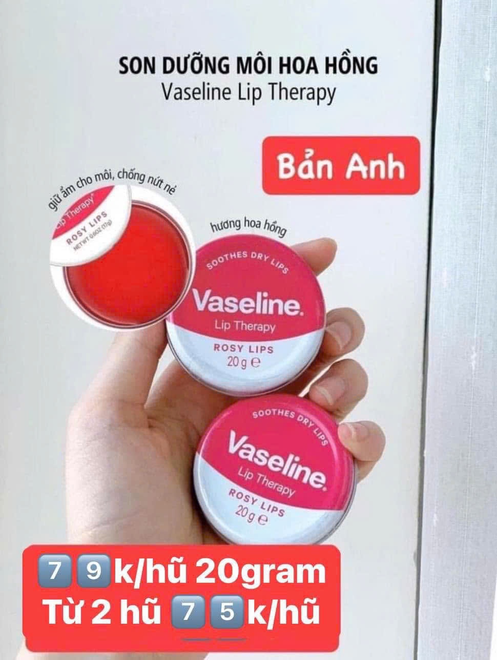 Hũ Dưỡng Môi Vaseline