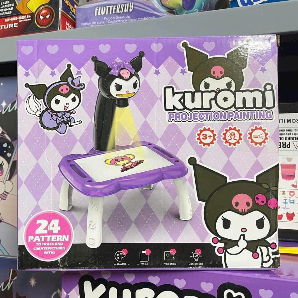 Bộ Bàn Đèn Chiếu Hình Tập Vẽ Kuromi