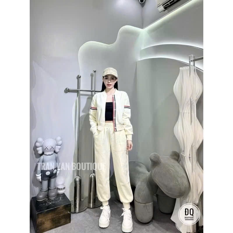 Set Bộ Nỉ Thom 2 Màu