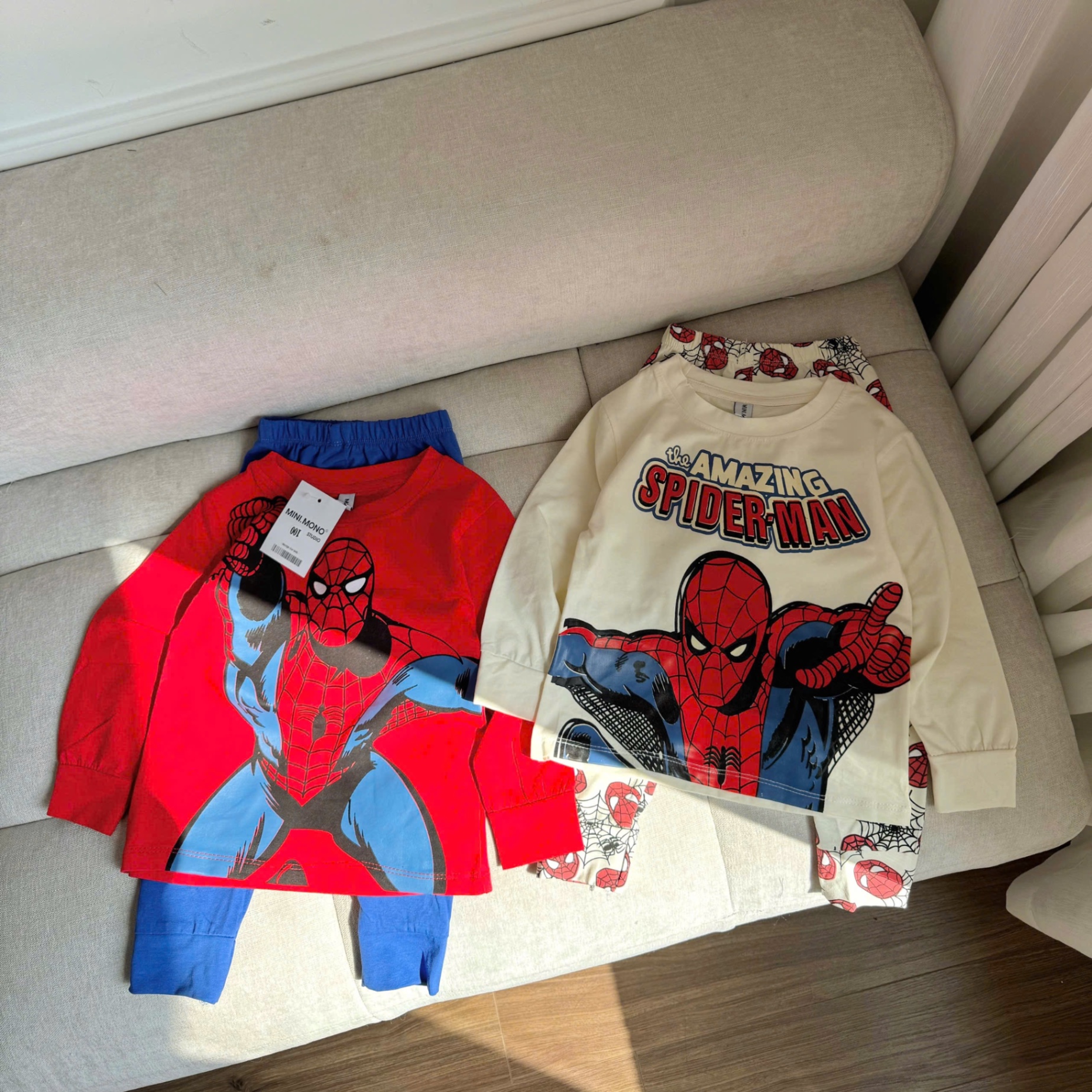 Set 2 Bộ DT Spiderman Bé Trai