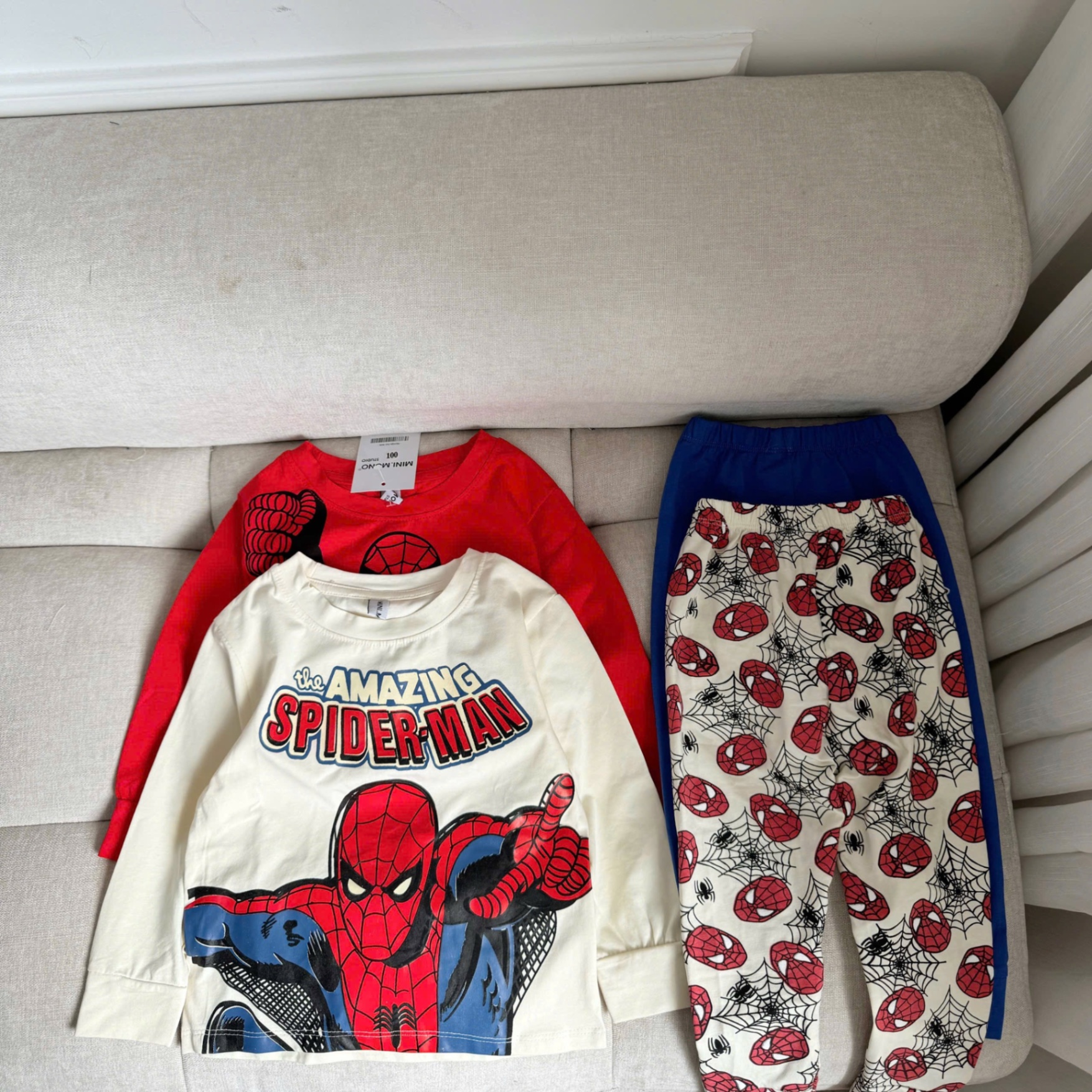 Set 2 Bộ DT Spiderman Bé Trai