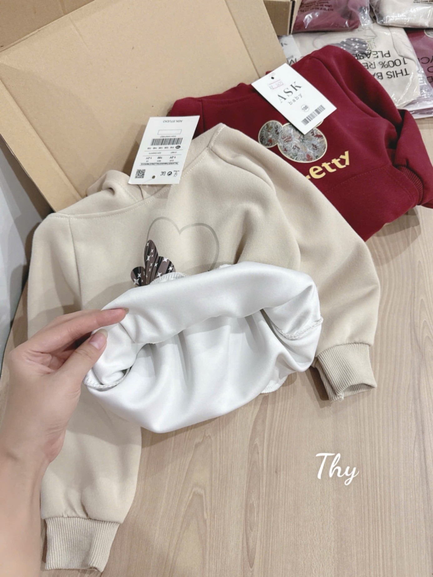 Áo Hoddie Nỉ MK Cho Bé