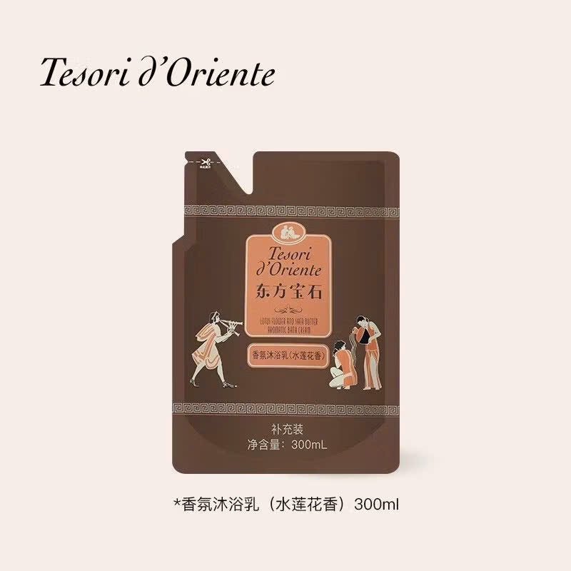 Túi Sữa Tắm Nước Hoa Tesori 300ml