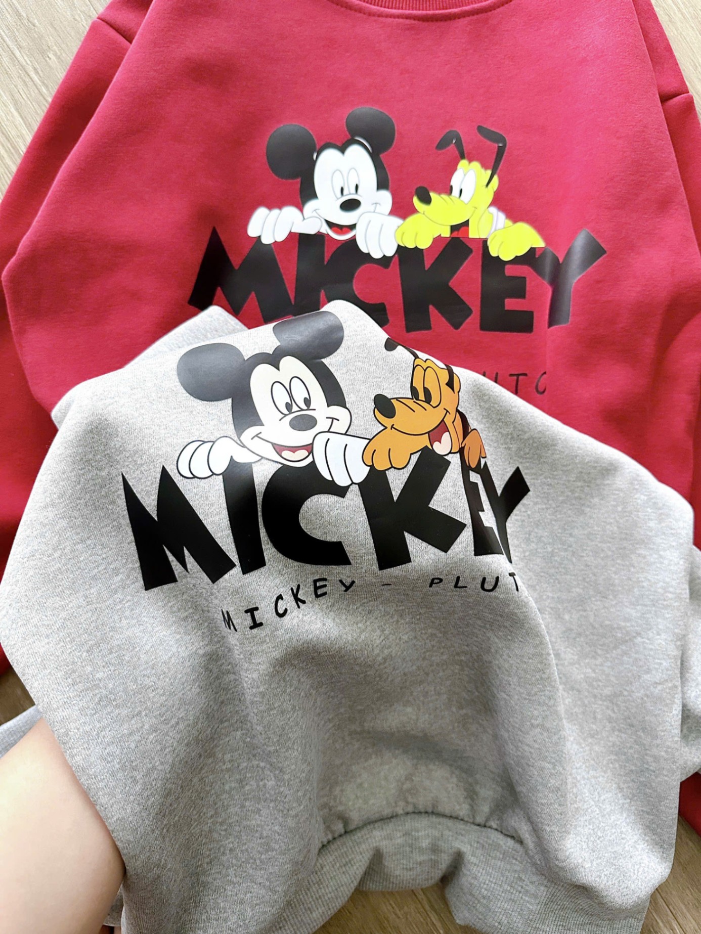 Bộ Nỉ Mickey 2 Màu