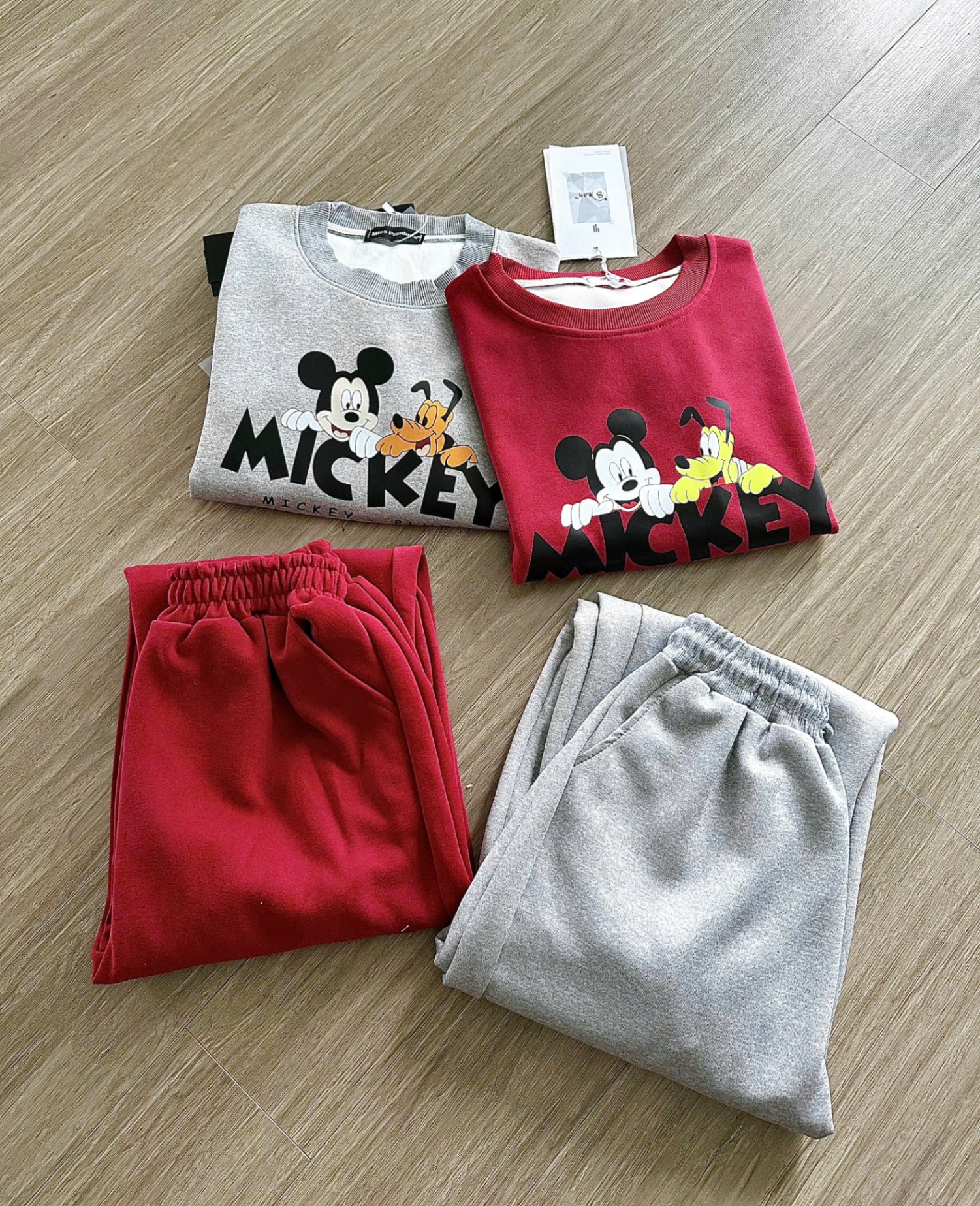 Bộ Nỉ Mickey 2 Màu