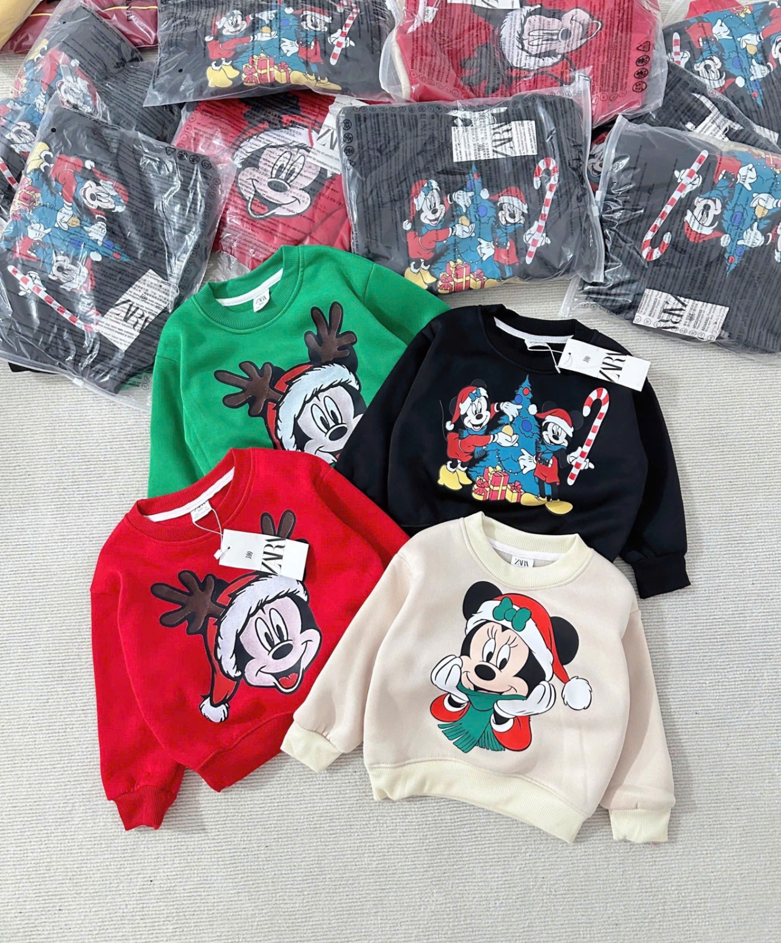 Sét 2 Áo Nỉ MIckey Cho Bé