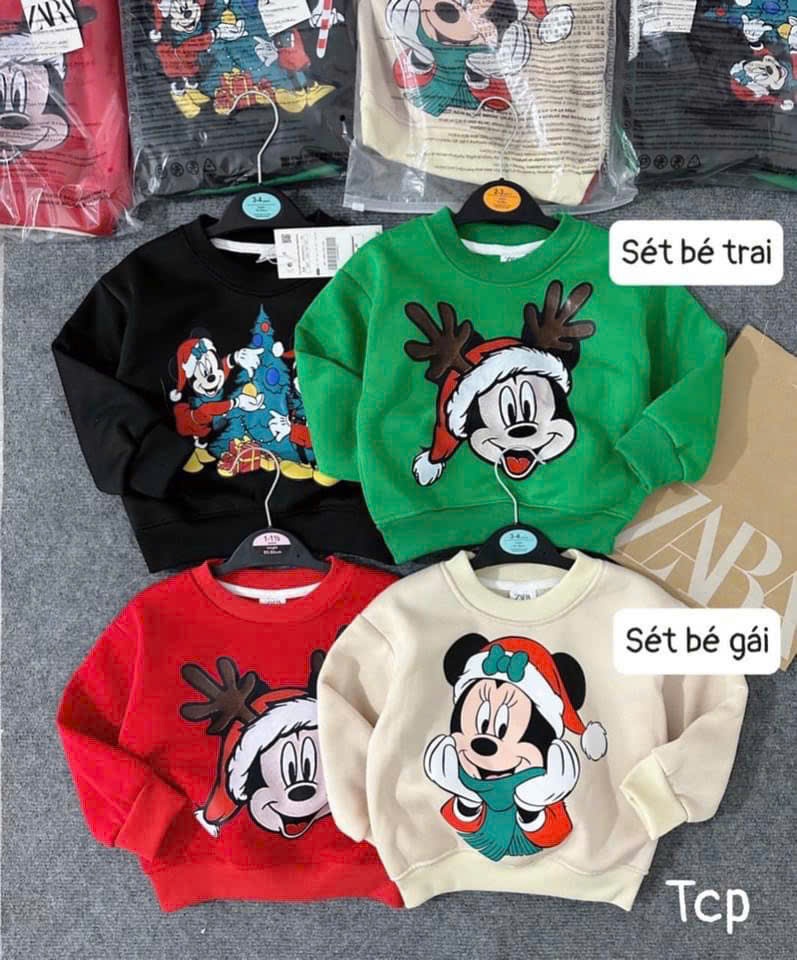 Sét 2 Áo Nỉ MIckey Cho Bé