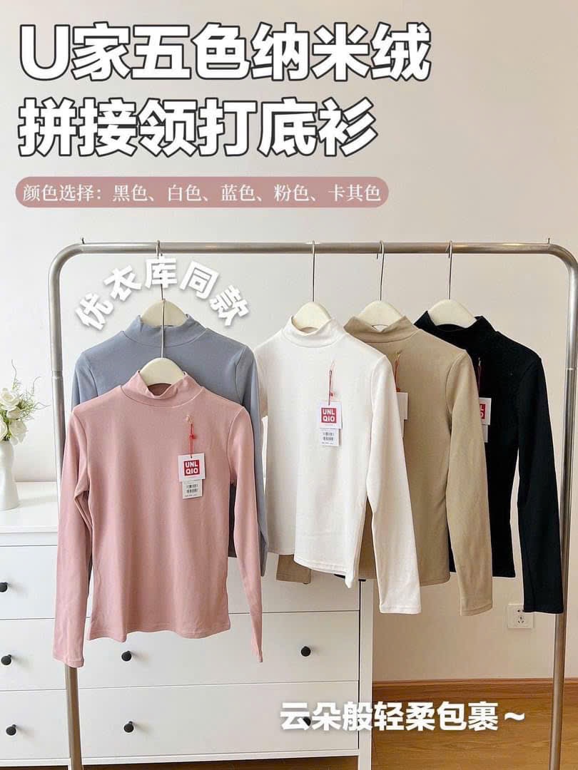 ÁO GIỮ NHIỆT CỔ 3P UNIQLO