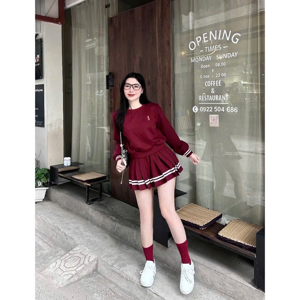SET NỈ WHOAU XUẤT DƯ CV XẾP LY 2 MÀU