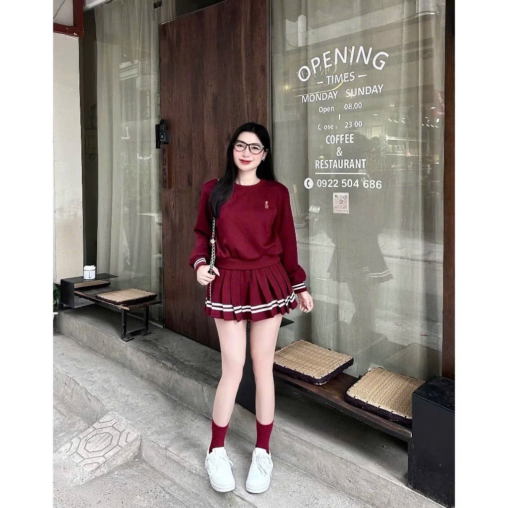 SET NỈ WHOAU XUẤT DƯ CV XẾP LY 2 MÀU