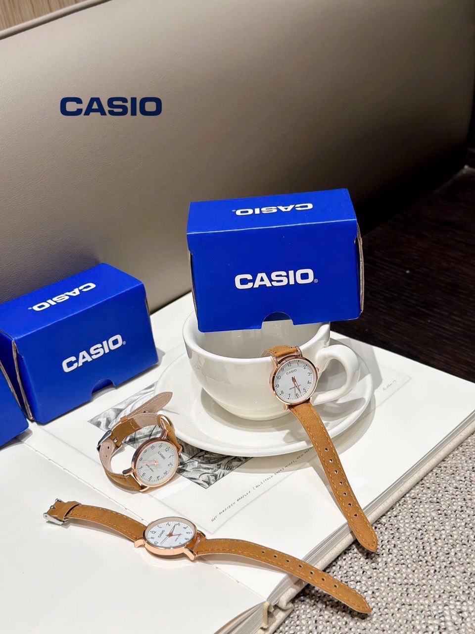 ĐỒNG HỒ NÂU CASIO FULLBOX