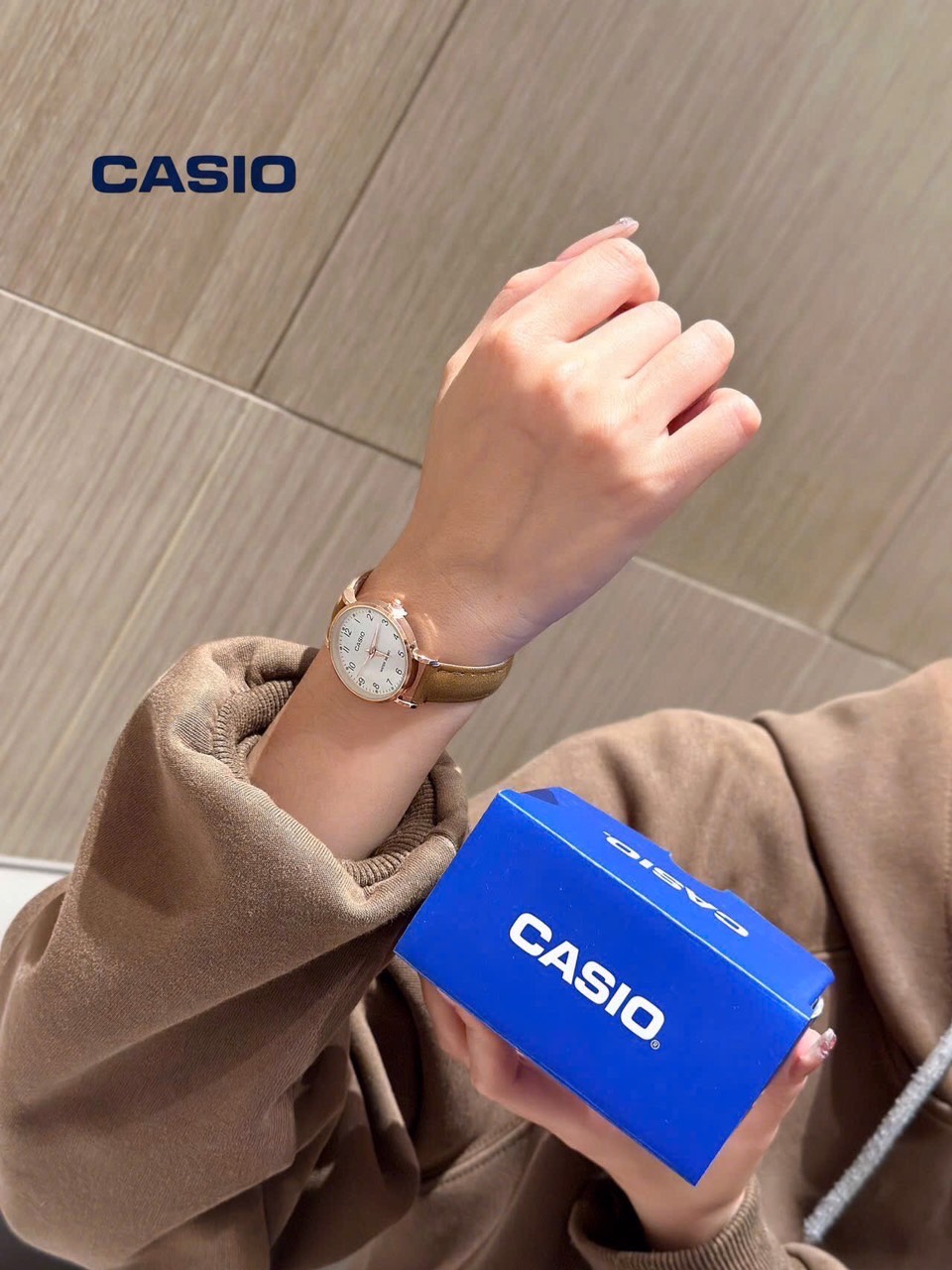 ĐỒNG HỒ NÂU CASIO FULLBOX