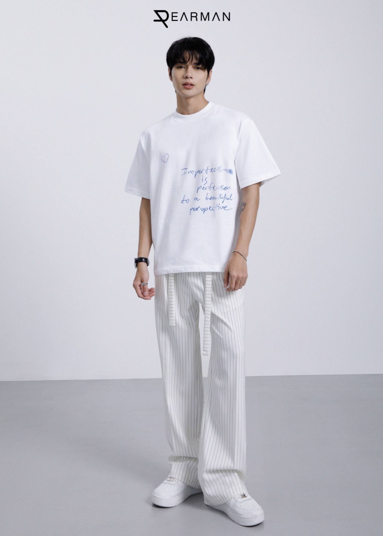 IMPERFECT TEE- WHITE