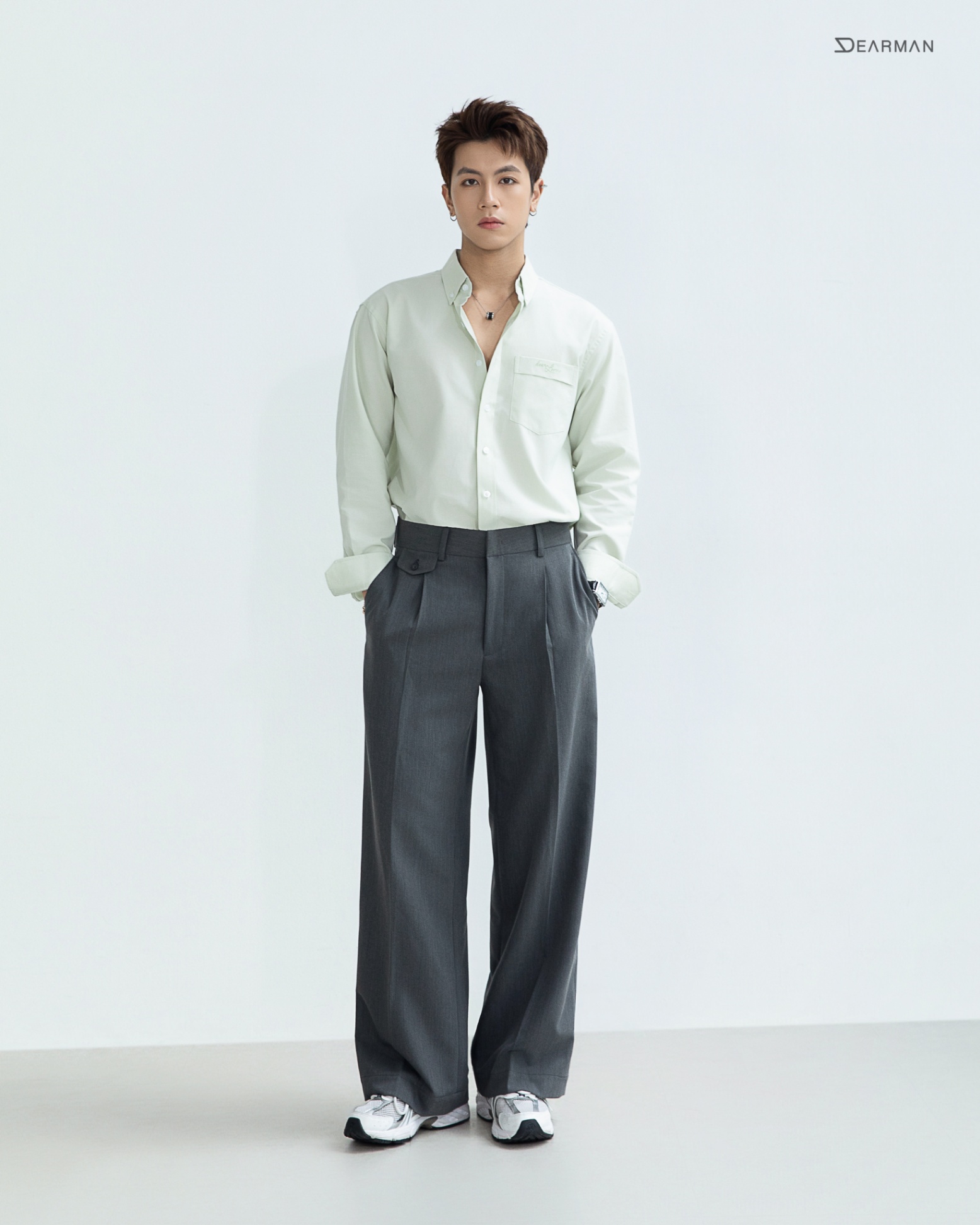 DEAREST SHIRT- PASTEL GREEN