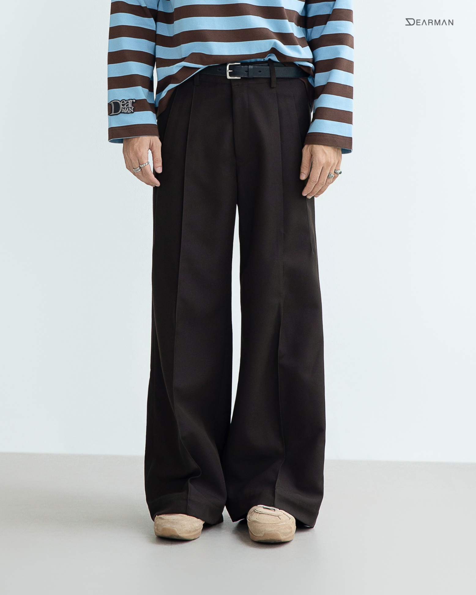 FRANKIE TROUSER- BROWN