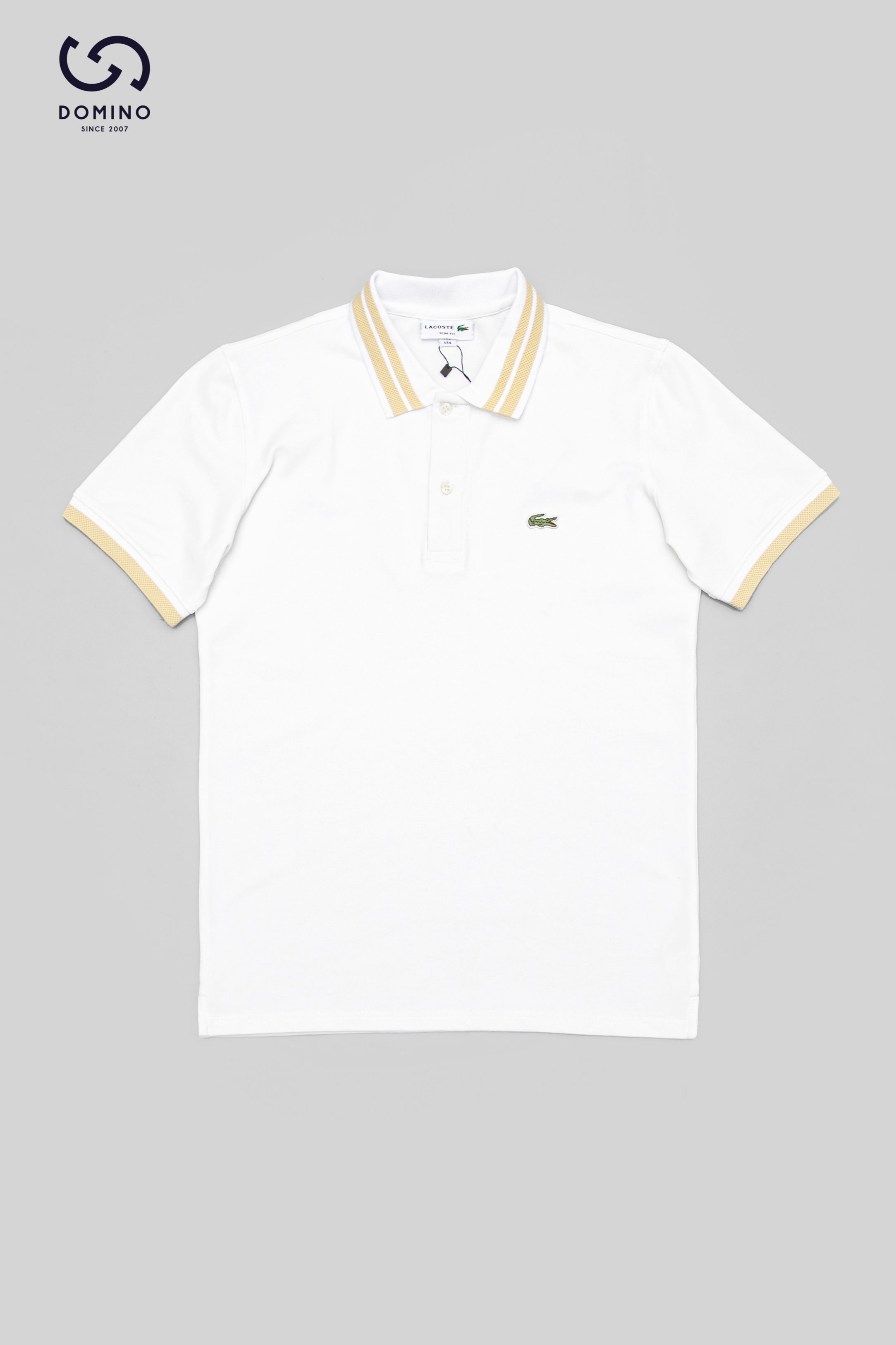 LACOSTE - TRẮNG CỔ VIỀN BE - LACOS211-FS - L
