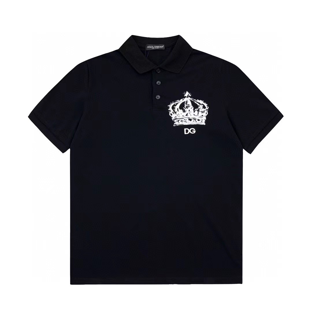 DOLCE&GABBANA - ĐEN HÌNH TRẮNG - DG0002 - M