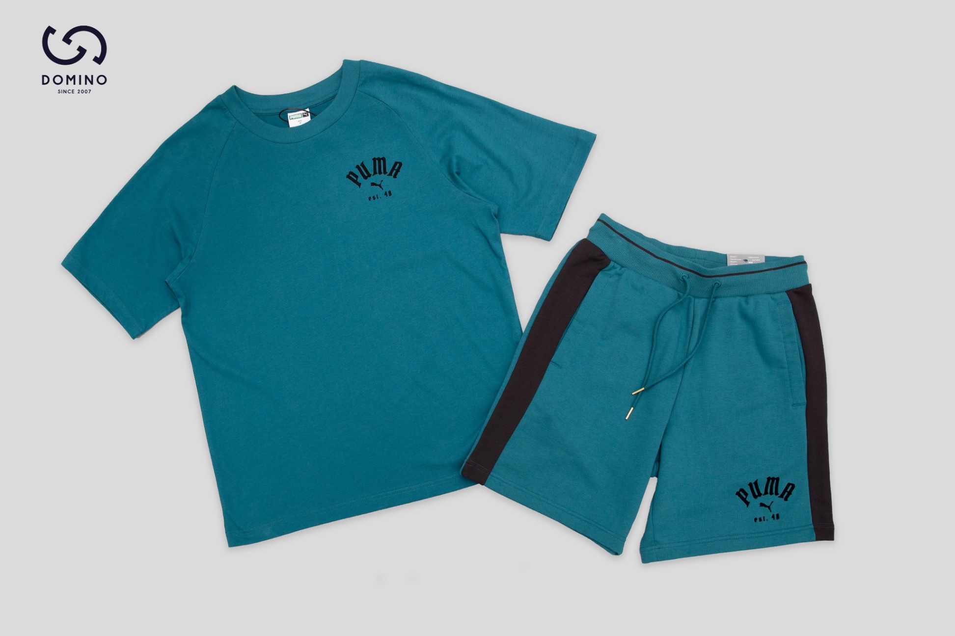 PUMA T7 PLAY PARIS SHORTS COLD GREEN - 629086-22