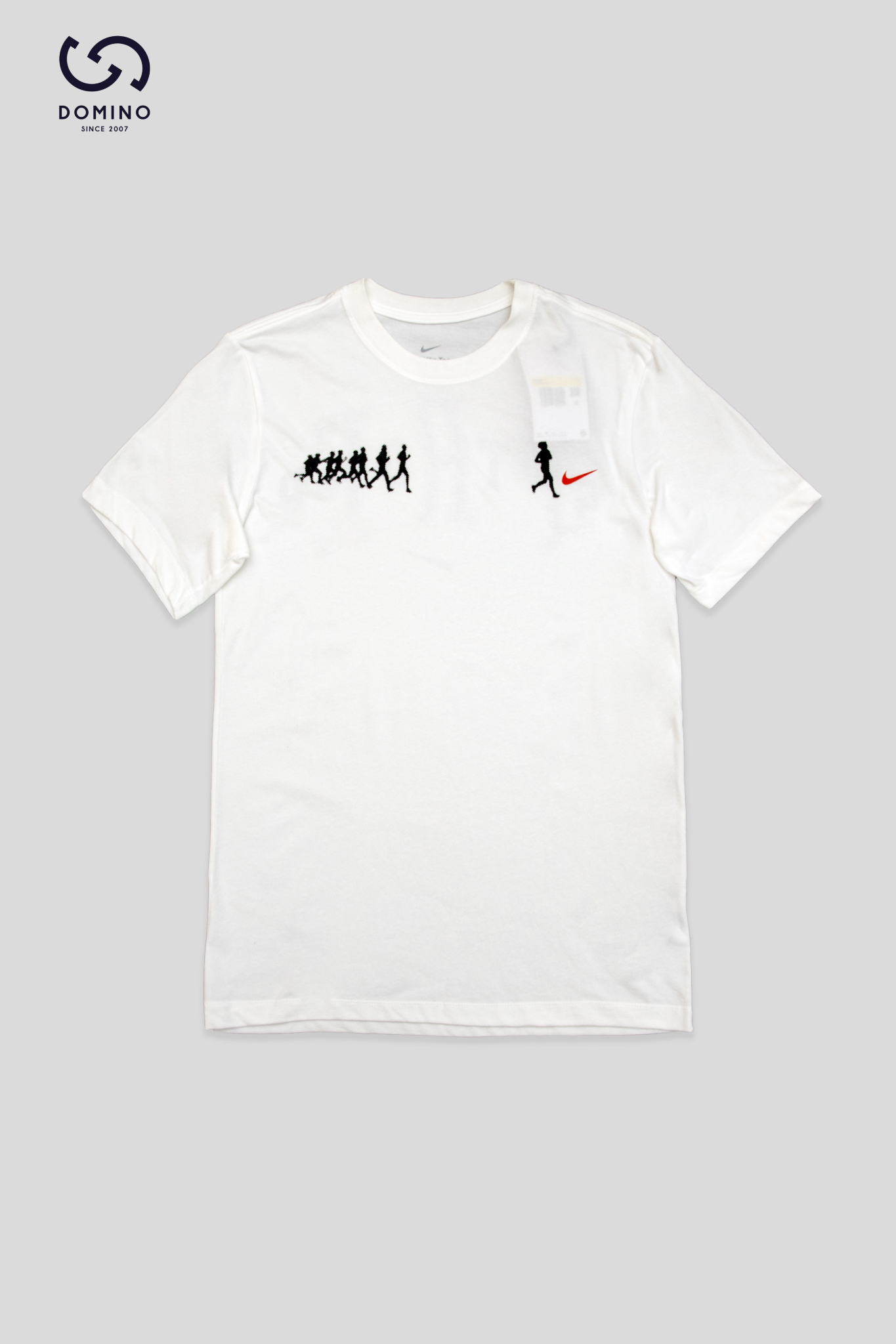 NIKE MEN DRI-FIT RUNNING SHIRTS WHITE ATHLETIC JERSEY TEE FV8393-121