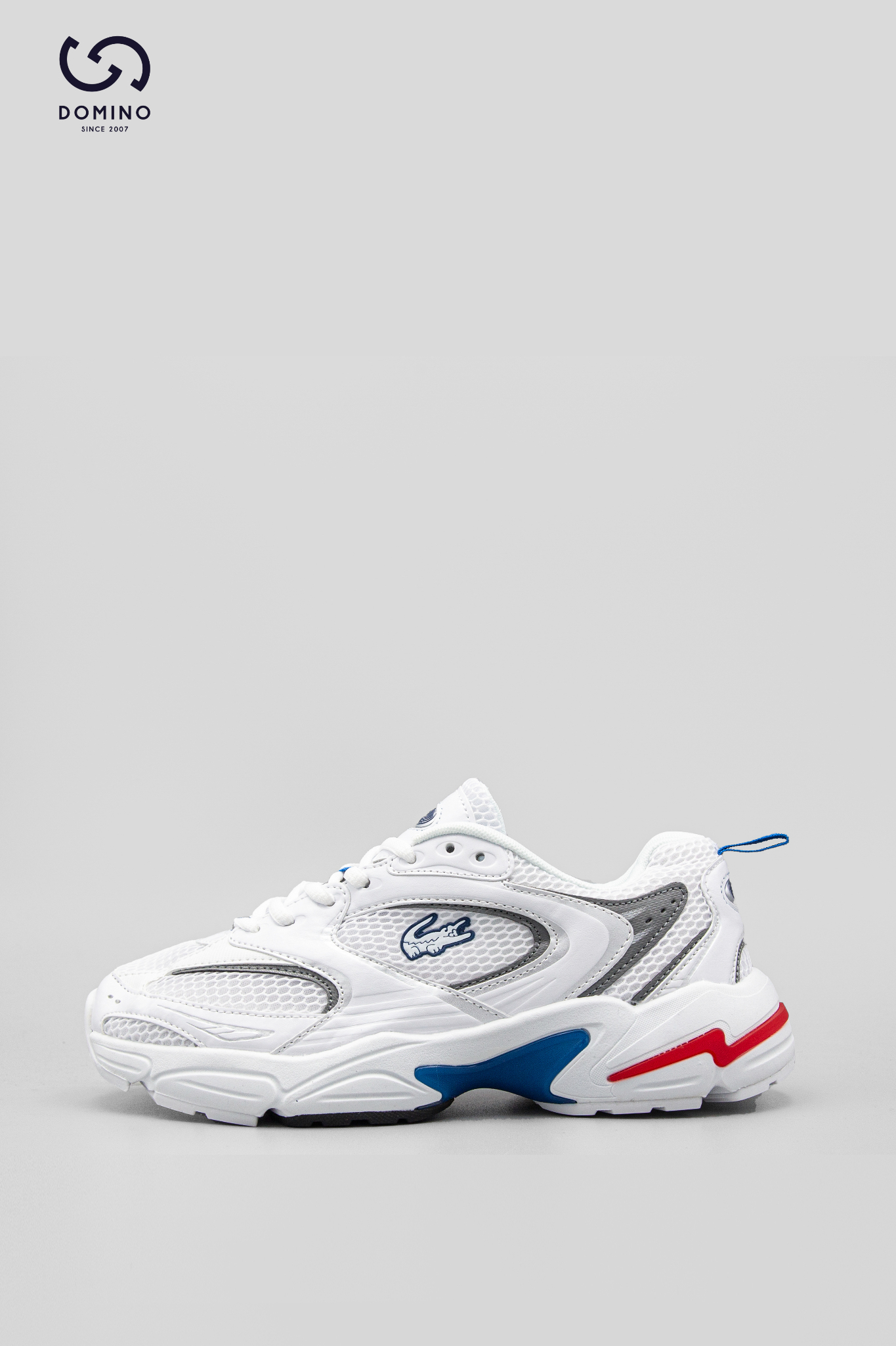LACOSTE STORM 96 2K 224 - TRAINERS WHITE/BLUE - 00701V4