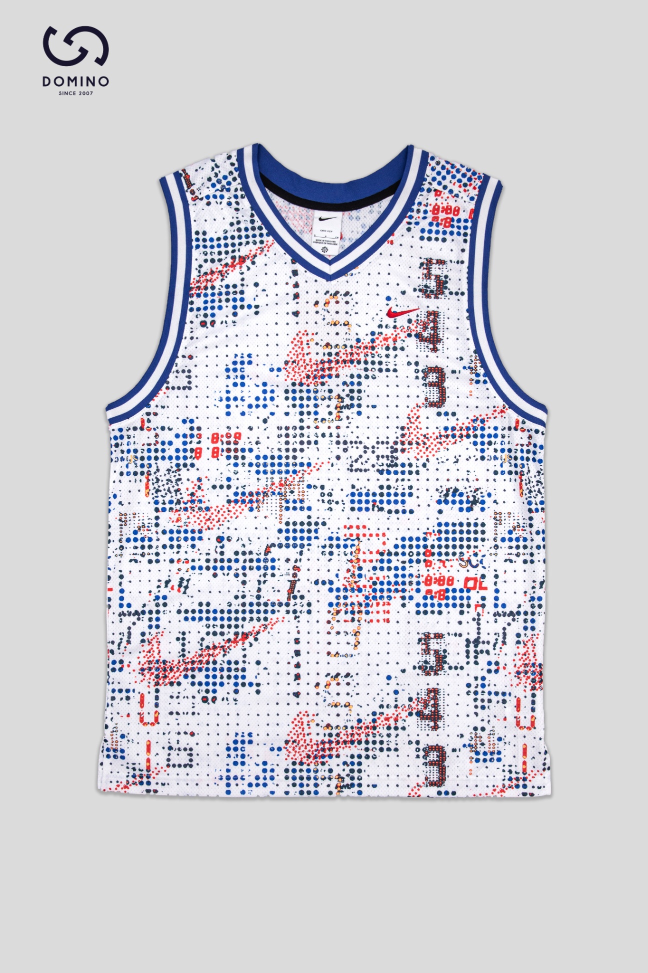NIKE DRI-FIT BASKETBALL JERSEY PRINT - FZ0691-100