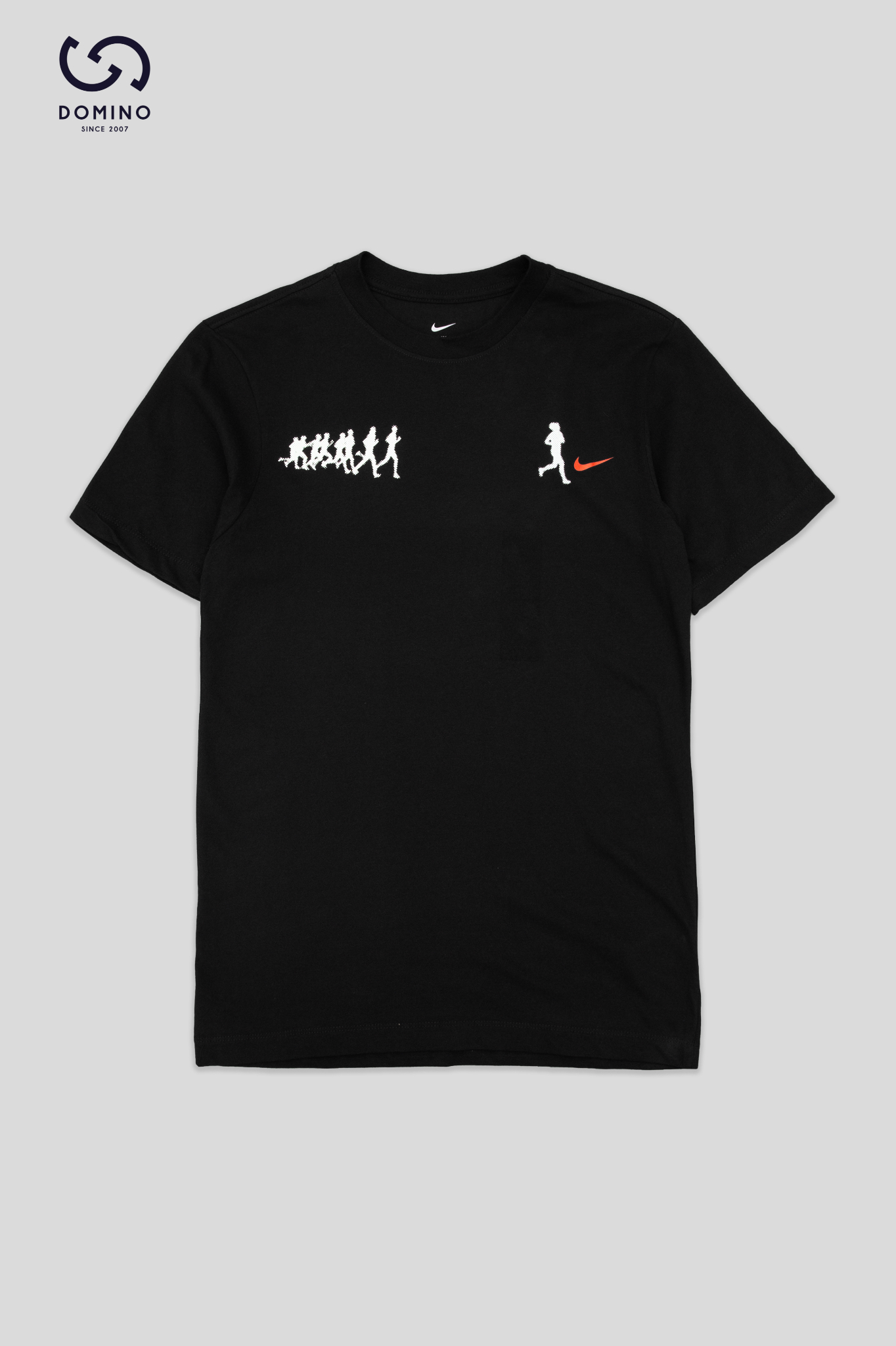 NIKE MEN DRI-FIT RUNNING SHIRTS BLACK ATHLETIC JERSEY TEE - FV8393-010