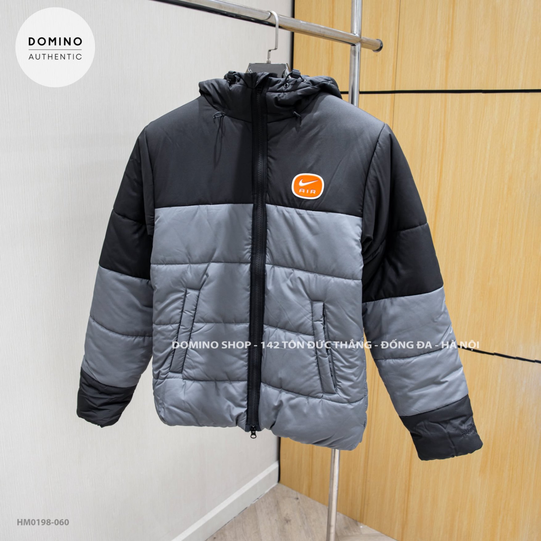 nike synthetic fill jacket grey