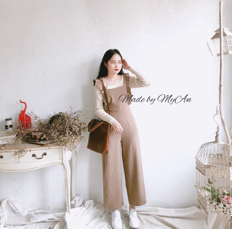 BST mẫu váy yếm đẹp cho nàng công sở - Thời trang - Việt Giải Trí