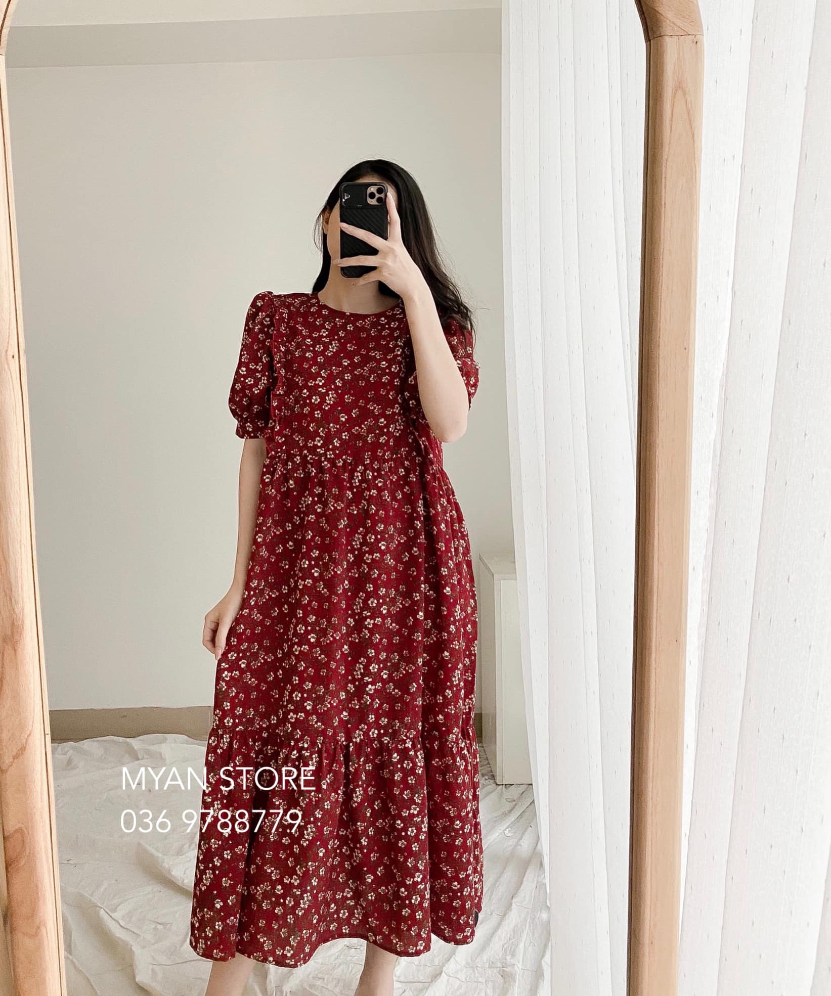 Váy Hoa Nhỏ Dịu Dàng Cổ Điển Kiểu Pháp Váy Dài Voan Mẫu Mới Hè 2022 Cho Nữ  Váy Liền Tình Đầu Thiểu Số Cảm Giác Thiết Kế - MixASale