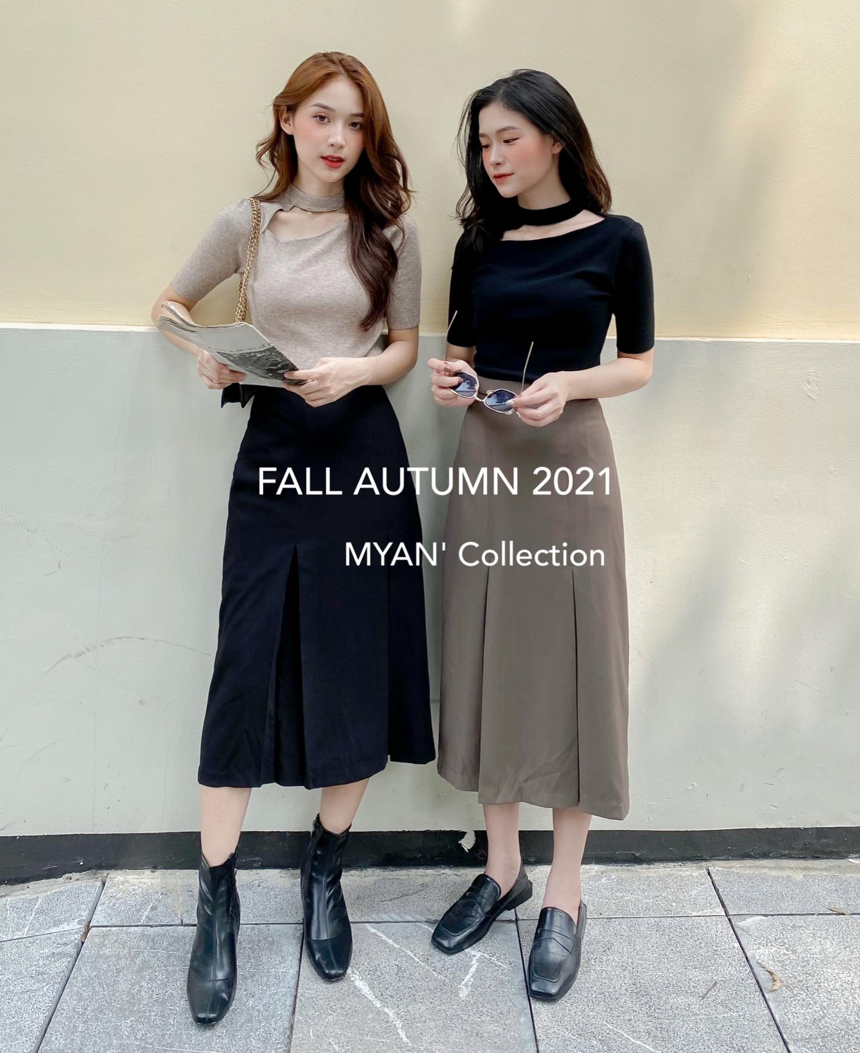 Set Áo Sweater phối lông kèm chân váy chữ A phông cách Hàn Quốc thời trang  thu đông - Hana68 | Shopee Việt Nam